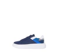 Byblos Sneakers Uomo BYSC9B102 in Pelle Blu-Multi EU 44
