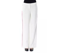 BYBLOS White Polyester Women Pants - IT42|M