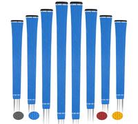 BYBOMYA Confezione da 8 impugnature da golf comode in gomma morbida per tutte le stagioni, set di 8 impugnature antiscivolo per mazze da golf artritiche, per uomini e donne, impugnature standard/medie