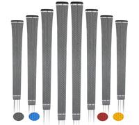 BYBOMYA Set di 8 impugnature da golf, comode impugnature morbide in gomma, design a basso cono, per un'esperienza di oscillazione rapida per tutte le stagioni, 8 impugnature antiscivolo per mazze da