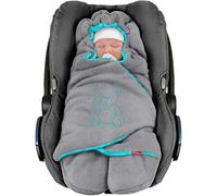 ByBoom Coperta invernale per neonato "L'originale con l'orso", universale, per ovetto, seggiolino auto, ad esempio per Maxi-Cosi, Romani, per passeggino, passeggino o culla