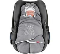 ByBoom “Das Original mit dem Bären”- Coperta invernale universale per seggiolino auto, per esempio per seggiolini Maxi-Cosi e Römer; anche per carrozzina, passeggino o lettino per bambini