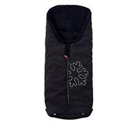 ByBoom® Softshell sacco da piedi termoattivo per la carrozzina ed il passeggino, Colore:Nero/Nero