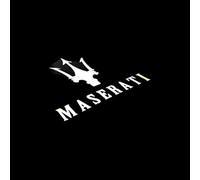 BYCCRZ 2/4 Pezzi Auto Illuminazione 3D proiettore Auto Portello di Automobile, per Maserati Quattroporte 2009 Ghibili 2014 Levante 2016 Porta Auto Kit luci LED sportello,1 Two