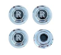 BYCCRZ 4 Pezzi Auto Coprimozzi per Rolls-Royce Phantom Extended-Wheelbase Series-II 2017-2024, Copricerchi Tappi Copricerchi Coprimozzi Copri Ruota Hup Coprimozzi Ruota Coprimozzo Copri