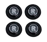 BYCCRZ 4 Pezzi Auto Coprimozzi per Rolls-Royce Phantom Extended-Wheelbase Series-II 2017-2024, Copricerchi Tappi Copricerchi Coprimozzi Copri Ruota Hup Coprimozzi Ruota Coprimozzo Copri