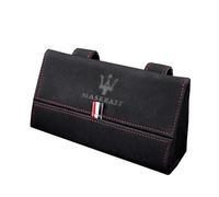 BYCCRZ Scatola Portaoggetti per Occhiali da Sole per Auto per Maserati Grecale 2023 2024 2025, Resistente ai Graffi, Multifunzionale Accessori per Autos,A Black