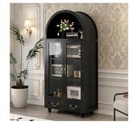 BYCCZMGAD Vetrina ad arco, libreria alta autoportante, multiuso, per camera da letto, sala da pranzo, cucina