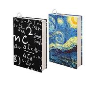 BYCHECAR Copertina per libri matematici per libri in brossura, per bambini, adulti, copertina rigida, estensibile con libro Sox, 23-28 cm, lavabile