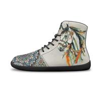 BYCHECAR Scarpe da ginnastica da donna a piedi nudi scarpe da corsa da uomo minimaliste calzature da trekking attive atletiche, Cavallo Boho, 46/48 EU