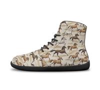 BYCHECAR Scarpe da ginnastica da donna, unisex, a piedi nudi, comode, antiscivolo, camminate, Cavallo da corsa, 5.5 UK Men/ 8 UK Women Wide