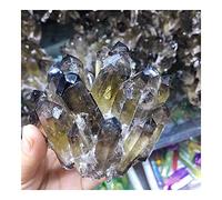 BYCIFRLG Raro bellissimo esemplare di grappolo di cristallo di quarzo fantasma fantasma tibetano color tè naturale (Size : 900-1000g)