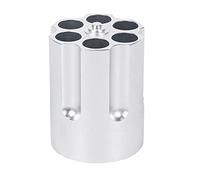 BYCUFF Portapenne Cilindro Portapenne Revolver con 6 fessure Portamatite Portapenne