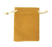 Bydezcon Borsa per dadi Tarocchi Borse con coulisse Sacchetto di velluto Gioielli Sacchetto di Flanella Sacchetto Regalo 13x18cm/5.12x7.08in Velluto Dadi Borsa Tarocchi Borse con coulisse, cachi