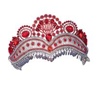 Bydezcon Eleganti diademi eleganti accessori per capelli da sposa per le donne copricapo da sposa regolabile gioielli alla moda