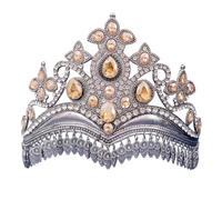 Bydezcon Eleganti diademi eleganti accessori per capelli da sposa per le donne copricapo da sposa regolabile gioielli alla moda