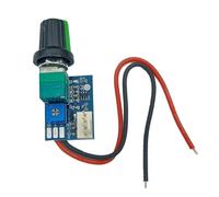 Bydezcon Regolatore di velocità della ventola 12 V interruttori a pulsante in metallo regolabile regolatore di velocità della ventola a 4 fili regolatore di velocità di riduzione del rumore