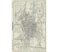 Bydgoszcz Poland Map Journal: Vintage Map Notebook