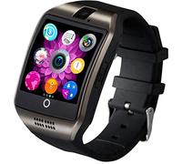 BYDPBS Smartwatch Android Full Touch per Donne Uomini Bambini, con Slot per Scheda SIM, Contapassi, Fotocamera, Avviso di Notifica dei Messaggi Orologio,Nero
