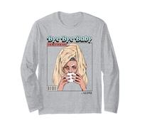 Bye Baby I'm Better off Alone (Dichiarazione Divertente Ex Fidanzato) Maglia a Manica