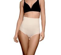 Bye Bra Bragas acolchadas, Cintura Alta, Ropa Interior Moldeadora, Fajas Moldeadoras, Beige, S M L (L)
