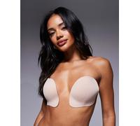 Bye Bra - Coppe adesive riutilizzabili push up beige-Neutro D Cup