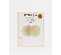 Bye Bra - Copricapezzoli marroni in silicone-Marrone M