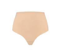 Bye Bra Perizoma scolpito a vita media, bordi tagliati al laser, cinghie in silicone, Shapewear per le donne, Shapewear a vita media, collezione Sculpting, Beige/Nero, S-Xxl, Beige, S