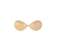 Bye Bra Reggiseno adesivo push up senza spalline, invisibile, riutilizzabile, autoadesivo, coppe per coppe di diverse dimensioni, abito da sposa, Reggiseno senza cuciture, stile U, nero, XS