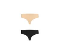 Bye Bra String beige / nero Donna - PROMO - Intimo - Mutande - Multipack Bye Bra L
