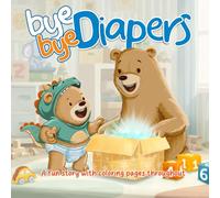 Bye Bye Diapers: A fun story with coloring pages throughout