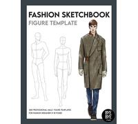 Bye Bye Studio Fashion Sketchbook Male Figure Template (Tascabile)