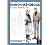 Bye Bye Studio Female & Male Fashion Sketchbook Figure Template (Tascabile)