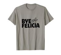 Bye Felicia Divertente Sarcastico Addio Segno della Pace dicendo Maglietta