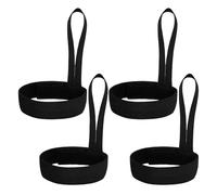 Byeaon Guanti da sci elastici con cinturino da polso, accessorio per sport invernali, manette da sci regolabili, facili da usare e da appendere, leggeri e confortevoli, 27,9 x 2,5 cm, per guanti da