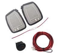 Byeaon Sbrinamento riscaldatore specchietti auto, Cuscinetto riscaldato specchietti auto | Disappannatore per riscaldamento elettrico in vetro - Tappetino riscaldante in vetro per specchietti laterali