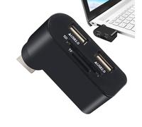 Byeasy Hub USB 3.0 a 4 porte, splitter USB ultra sottile portatile per Pro, Air, Pro, Pro, notebook, laptop, unità flash USB e HDD mobile