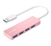 BYEASY Hub USB, splitter USB per computer portatile, hub USB 3.0, espansore multi porta USB, trasferimento dati veloce hub USB a 4 porte compatibile con PC Windows, Mac, stampante, HDD mobile