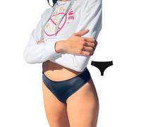 ByeByeToe Anti Cameltoe Tanga | Traspirante | Senza cuciture | Slip da donna senza cuciture | Taglie: da XXS a 3XL - Varianti di colore: Nero & Nude, Nero , XXS