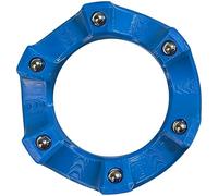 byepica Supporto per palla da bowling, supporto in PLA blu con cuscinetti a sfera, rotazione liscia a 360 gradi per lucidatura e pulizia, supporto stabile a sei punti, strumento di manutenzione