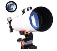 BYERZ Telescopi per principianti di astronomia, obiettivo grande da 80 mm, telescopio astronomico portatile da viaggio, ottimo regalo di astronomia per i bambini per esplorare lo spazio lunare