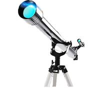 BYERZ Telescopio astronomico, lunghezza focale 900 mm, doppio scopo cielo e terra, telescopio rifrattore portatile per principianti per bambini e adulti con treppiede, bussola in metallo e oculare