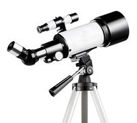 BYERZ Telescopio riflettore per principianti, treppiede ad altezza regolabile con ottica in vetro completamente rivestito, telescopio astronomico per bambini e adulti