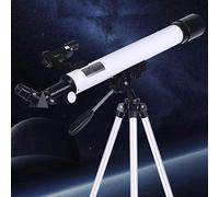 BYERZ Telescopio, telescopio rifrattore portatile, ottimo regalo per l'astronomia per i bambini per esplorare lo spazio lunare, telescopi con apertura da 50 mm per l'astronomia