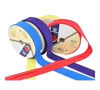 Byetsa 7411 Nastro in sbieco, in poliestere/cotone, 120 colori, rotolo da 25 metri 345