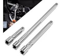 Byfoyif 3 Pezzi Set Di Chiavi a Bussola, Prolunga Chiave a Cricchetto3/8, Bussole Per Avvitatore Da 75 Mm, 150 Mm,250mm, Barre Di Prolungamento Chiave a Cricchetto In Acciaio Al Cromo Vanadio