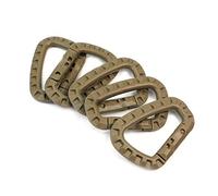 BYFRI 5pcs / Set di Plastica Fissare Quickdraw Grillo Moschettone Molle Tessitura Zaino Fibbia Chiusura a Scatto Grimlock di Camp Hike Climbing