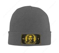 BYHSEPQ Gesù Cristo Cappello con Berretto per Uomini Donne Cappello Caldo a Maglia a Teschio Cappello Invernale in Acrilico Morbido Erica Profonda