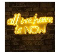 Byicoo Insegne al neon artistiche da appendere Apparecchi di illuminazione Tutto ciò che abbiamo per ora sono lampade fidanzamento Luce