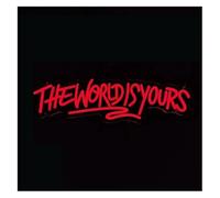 Byicoo Insegne al neon artistiche da appendere Insegna al neon Pannello IL MONDO È per TUO Decorazione murale